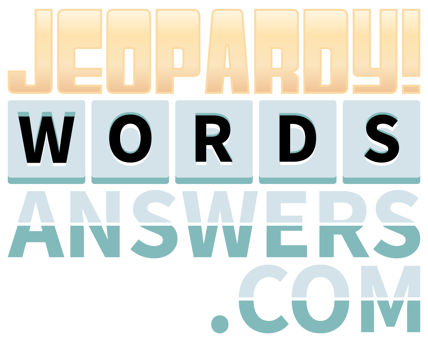 Jeopardy Words Answers
